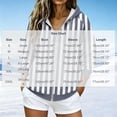 thumbnail image 3 of Azrian Women’s Striped Full Zip Hoodie Sweatshirt,Ladies Long Sleeve Hooded Outerwear Sizes S-3XL, 3 of 6
