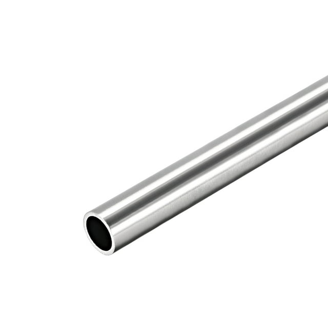 Tubo recto sin costura de acero inoxidable 304 Uxcell de 10 mm x 1 mm x 250 mm