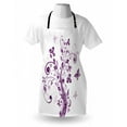 thumbnail image 3 of Mauve Apron Tree with Swirled Branches and Flowers Leaf Butterfly Bridal Inspirations Theme, Unisex Kitchen Bib Apron with Adjustable Neck for Cooking Baking Gardening, Purple White, by Ambesonne, 3 of 3