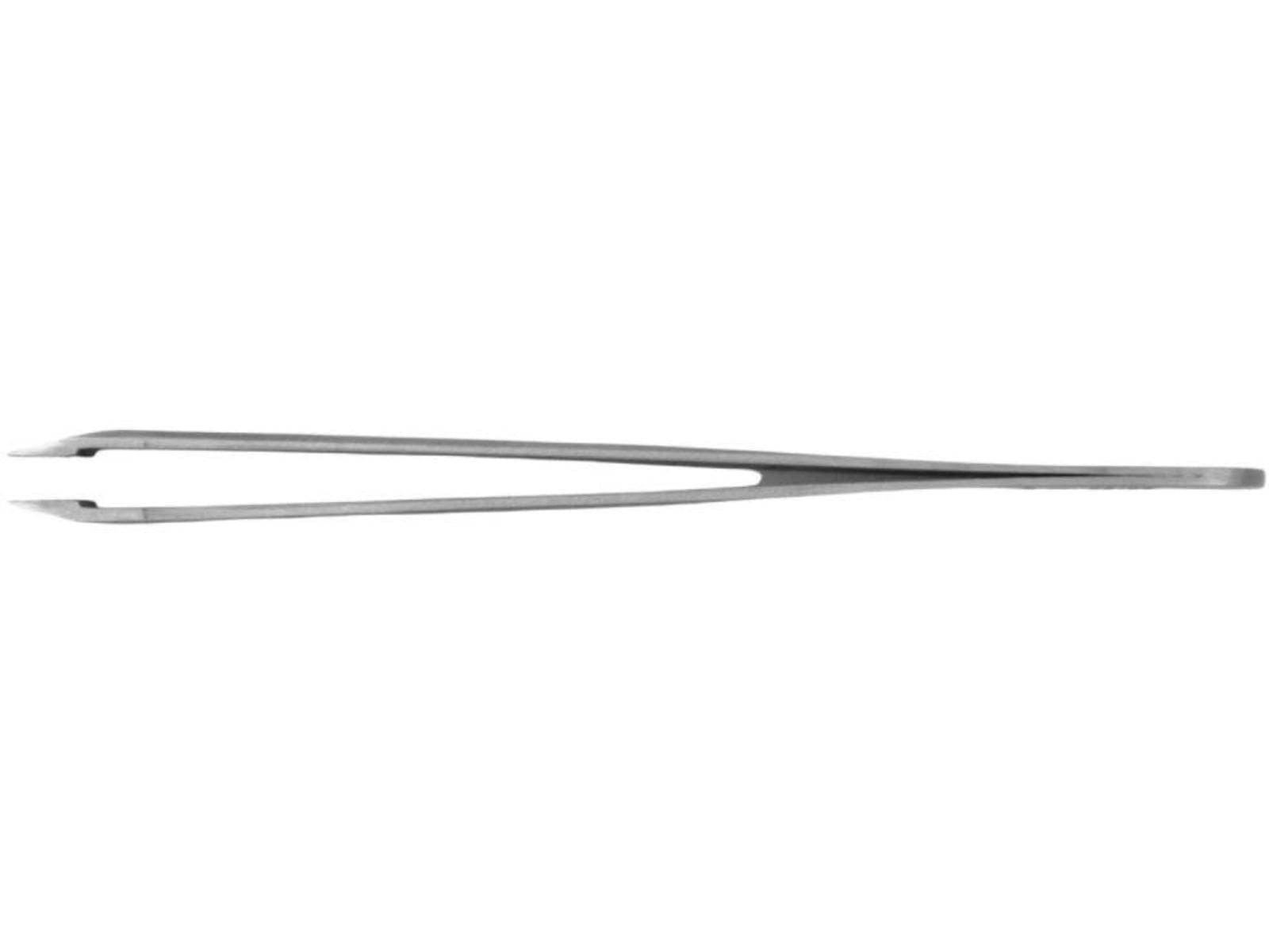 Dovo Slant Tip Tweezers, 3.75 in Overall, Satin Stainless Construction