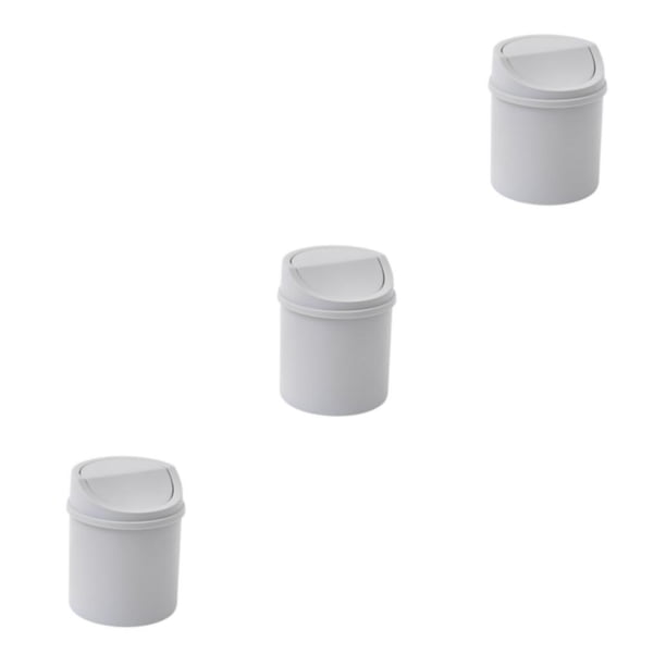 Advancent Mini cubo de basura, de escritorio, cubo de basura, caja de plástico para artículos diversos, Cubo de almacenamiento de oficina para Type1 NO1