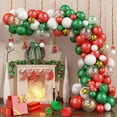 thumbnail image 3 of 87Pcs Christmas Balloon Garland Set Red and Green Festive Party Theme Set Decorative Background Balloons Christmas Party, 3 of 7