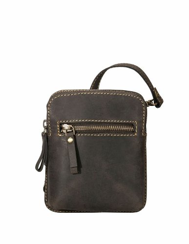 visconti leather distressed messenger bag