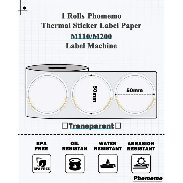 Phomemo 1 Pcs M200 Étiqueteuse - Machine D'impression D'étiquettes