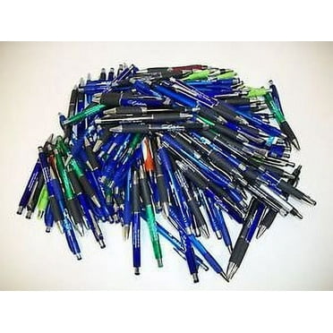 Closeouts for Less Retractable Ball Point Pen, Black Blue Ink, 175 Count