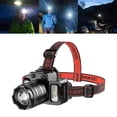 thumbnail image 2 of Lampe Frontale Rechargeable LED Zoom Réglable Lampe Frontale USB, Z6T2, 2 of 8