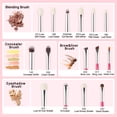 thumbnail image 2 of Set de brochas de maquillaje Jessup Professional, 15 piezas, para ojos, 2 of 9