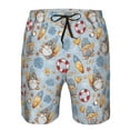 thumbnail image 3 of Goofa Summer Time With Gnome Printed Mens Swim Trunks Summer Quick Dry Short Beach Swimwear Bathing Suits-Small, 3 of 9