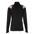 thumbnail image 2 of Holloway Sportswear S Womens Aerial Jacket Black/Silver/Scarlet 229772, 2 of 4