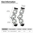 thumbnail image 2 of JUNZAN Happy Football Mens Funny Socks for Men Women Colorful Fun Novelty Crew Patterned Socks, 2 of 6
