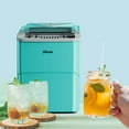 thumbnail image 4 of Silonn Ice Makers Countertop, 9 Cubes Ready in 6 Mins, 26lbs in 24Hrs, Self-Cleaning Ice Machine with Ice Scoop and Basket, 2 Sizes of Bullet Ice for Home Kitchen Office Bar Party, Green, 4 of 7