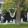 thumbnail image 2 of Beige Cotton Hanging Rope Chair Swing for Outdoor Relaxon, 2 of 26