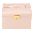 thumbnail image 4 of 3 Layer Jewelry Box, Jewelry Storage Box Wear Resistant Pink Elegant Waterproof  For Earrings Bracelets, 4 of 8