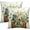 Eucalyptus Starfish Basket, variant on Vintage Summer Throw Pillow Covers 16x16 Inch Pack of 2, Starfish Eucalyptus Floral Leaves Seasonal Square Cotton Pillowcases for Couch Sofa Bed Porch Garden Outdoor Decor