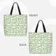 thumbnail image 2 of Disketp Cute Frog Bolsa Tote de Lona para Mujer, Bolso de Hombro y Cruzado con Cierre de Cremallera, 2 of 7