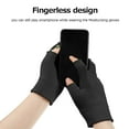 thumbnail image 5 of 2 Pairs Moisturizing Gloves Fingerless Moisture Gloves Soft Moisturizing Gloves for Dry Rough and Cracked Hands (Pink and Black), 5 of 5