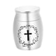 thumbnail image 1 of Urna para mascotas, urna conmemorativa para cenizas, urna funeraria para perros pequeños para conejitos, gatos, perros pequeños, conejos Plata, 1 of 8