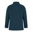 thumbnail image 5 of Njagoc3 Men's Long Sleeve Solid Button Down Collared Faux Leather Jackets, Casual Motorcycle Coats for Men, 5 of 6