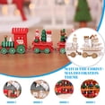 thumbnail image 4 of Yuarrent Feliz Navidad Tren Decoración Rústico Santa Cars Camión Juguete Vacaciones Adorno Patio Año Nuevo Regalo Blanco Type2 NO2, 4 of 6