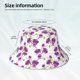 thumbnail image 3 of Fotbe Orchids Flowers Sombrero Tipo Pescador con Estampado – Sombrero de Sol de Algodón de Moda para Playa, Golf, Pesca, 3 of 6