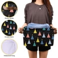 thumbnail image 7 of GZHJMY Storage Basket Christmas Tree Black Foldable Canvas Laundry Baskets Bin Waterproof Inner Layer with Sturdy Handles for Toy Nursery Blanket Clothes 1 Pack, 7 of 7