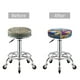 thumbnail image 5 of Balery Spring Flower Seasonal Fundas de asiento para taburete de bar redondo de tela de terciopelo ajustables que protegen de arañazos y manchas para sillas de 14 a 17 pulgadas.-14 inch, 5 of 7