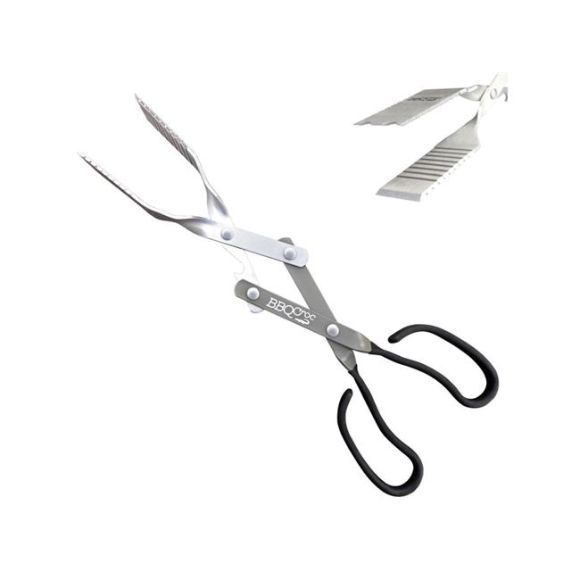 BBQ Croc 15 in. 3 in 1 Outdoor Grill Barbecue Cooking Tool with Extra