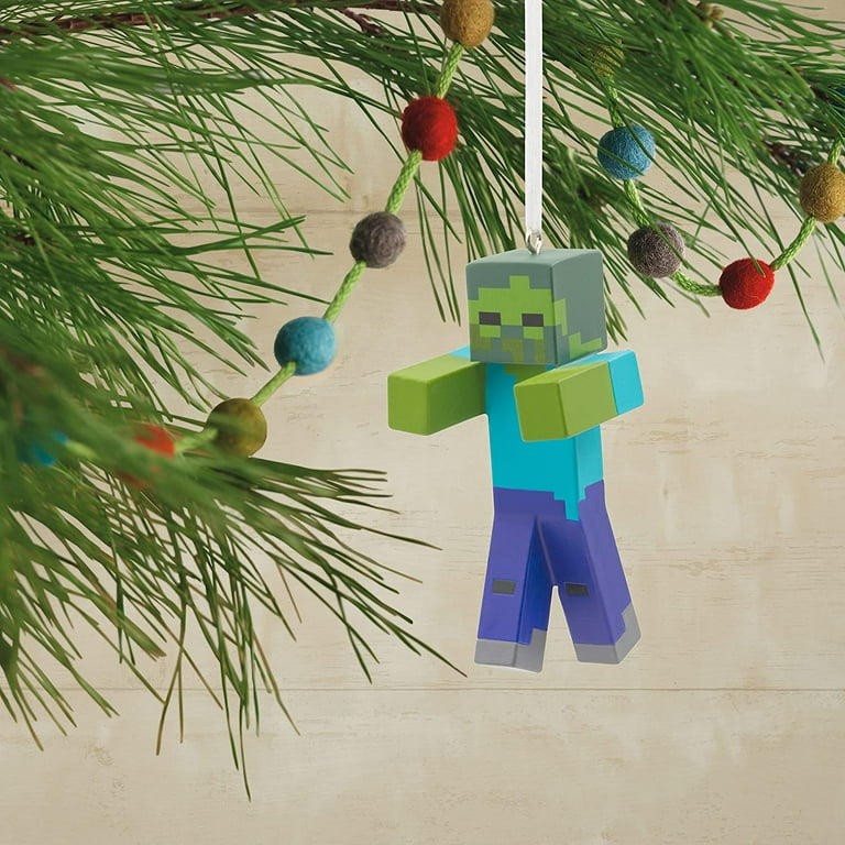 Hallmark Christmas Ornaments Minecraft Zombie Ornament Walmart