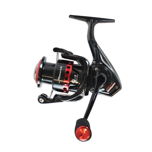 DOBYNS RODS MAVERICK SPINNING REEL / SIZE 2500 / GEAR RATIO 5.2:1 / BALL BEARINGS 6BB 1RB / RED
