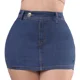 thumbnail image 1 of Falda Mujer Dama Corta Mezclilla Premium Importación, 1 of 8