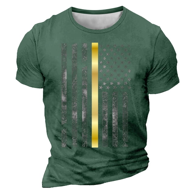Camisetas de Manga Larga para Hombres Imprimir Casual Cuello Redondo Camiseta de Manga Corta, Camisetas de Manga Larga para Hombres Algodón