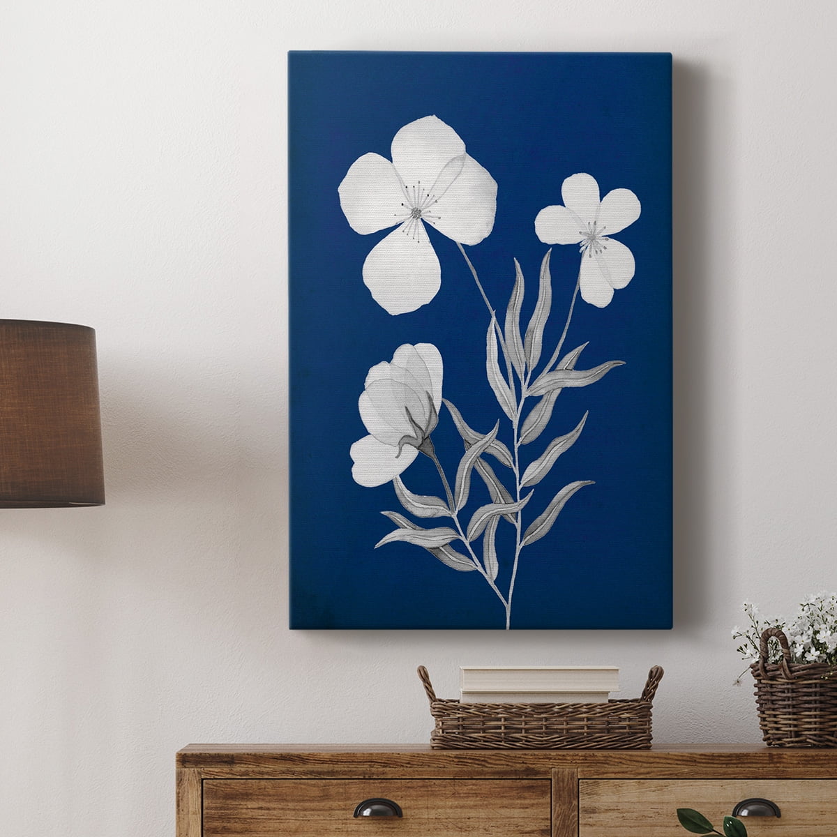 Indigo Sketch I Premium Gallery Wrapped Canvas - Ready to Hang