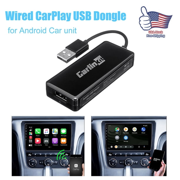 wired carplay usb dongle android auto mirroring smartphone link receiver for the vehicle with android system carplay upgrade usb connect siri voice