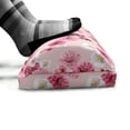 thumbnail image 5 of Floral Foot Rest, Chinese Plum Patterns Spring Blossoms Motifs with Buds Natural Art, Non-Slip Backing Adjustable Ergonomic Memory Foam Leg Support for Office, Pale Pink Pastel Pink, by Ambesonne, 5 of 5