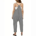 thumbnail image 2 of Lolmot Jumpsuits for Girls Casual Sleeveless Loose Spaghetti Strap Summer Rompers One-Piece Overalls Long Pants with Pockets 5-14 Years, 2 of 7