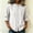 White, variant on Womens Puff Sleeve Button Down Shirts Casual Lightweight Chambray Tops Work Travel Blouse Light Blue Large