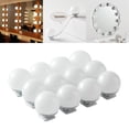 thumbnail image 4 of 9 Brightness Level Vanity Bulbs, Detachable Simple Professional Removable Girls Ladies Cosmetic Mirror Bedroom Table Mirror , 12 PCS, 4 of 7