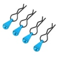 thumbnail image 1 of Rc 4 Pcs Clip de Corps Rc en Acier Inoxydable Forme R Clip de Corps Rc avec Poignée en Alliage d'Aluminium pour Voitures Rc 1/8 1/10, 1 of 7
