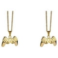 thumbnail image 3 of Transemion Gift Idea Stylish Chain Pendant Featuring Game Controller Charm Stylish Gold 2Set, 3 of 6