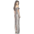 thumbnail image 3 of Women's Dress, Sequin Evening Dress Sling Deep V Long Dress Sexy Dress Party Wear, 3 of 3