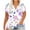 White, variant on sovlvnd Women's Plus Size Loose Print Color Casual Short-Sleeved V-Neck Top Womens Comfy Tee Over Size Lightweight tunic Blouse Fashion Top XL-5XL