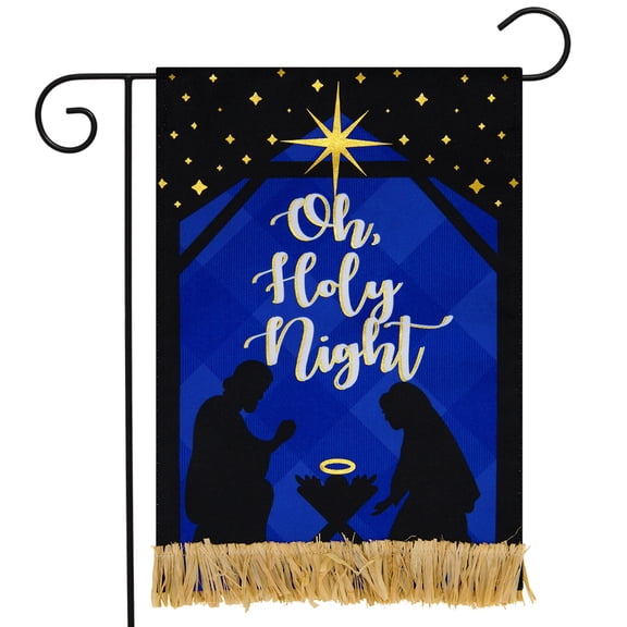 Briarwood Lane Nativity Christmas Burlap Garden Flag