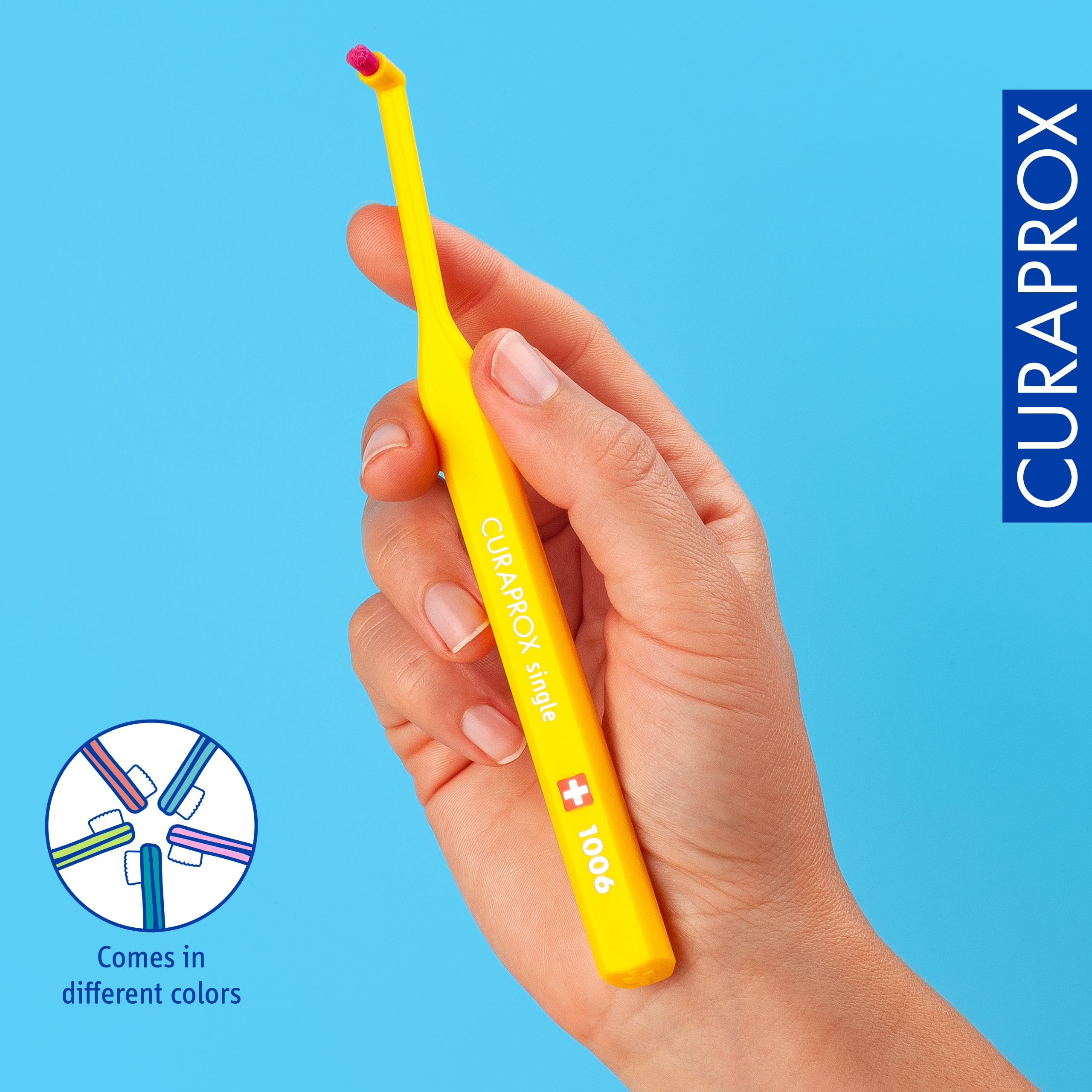 Curaprox, Single-Tuft Toothbrush, CS 1006, Precision Gumline Care