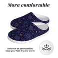 thumbnail image 6 of Lsque Stars And Gradient Colorful Snowflakes Pattern Womens Comfort Cotton on Scuff With Memory Foam and Anti-skid Sole Slipper-35/36, 6 of 7