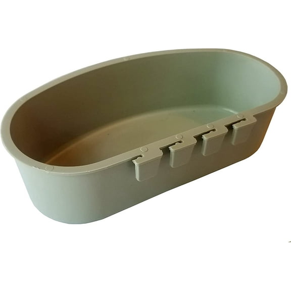 Cage Cups (12pk, Gray) 1 Quart / 32 fl oz Hanging Feed & Water Cage Cups