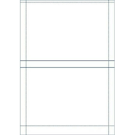 100 Pack 1-Up DVD Case Inserts, Matte White (Same size as Neato DIS-181511)