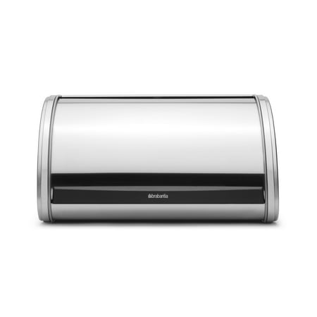 Brabantia Bread Bins - Brabantia Roll Top Bread Box, Medium Matt Steel