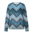 thumbnail image 4 of Sweat à Capuche Mode pour Femmes 2023 Col Rond Mode Décontractée Manches Longues Imprimé Chandail en Molleton Blouse 50 % de Réduction Costumes Halloween/noël, 4 of 5