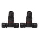 thumbnail image 4 of Conector impermeable tipo T de 2 piezas, 5 pines, IP68, conector de cable para farola de exterior, impermeable, 450 V, 32 A, 4 of 12