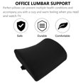 thumbnail image 1 of UPOUART 1Ud Cojín De Apoyo Lumbar Negro Para Del Hogar Con Ergonómico Y Lavable, 1 of 5